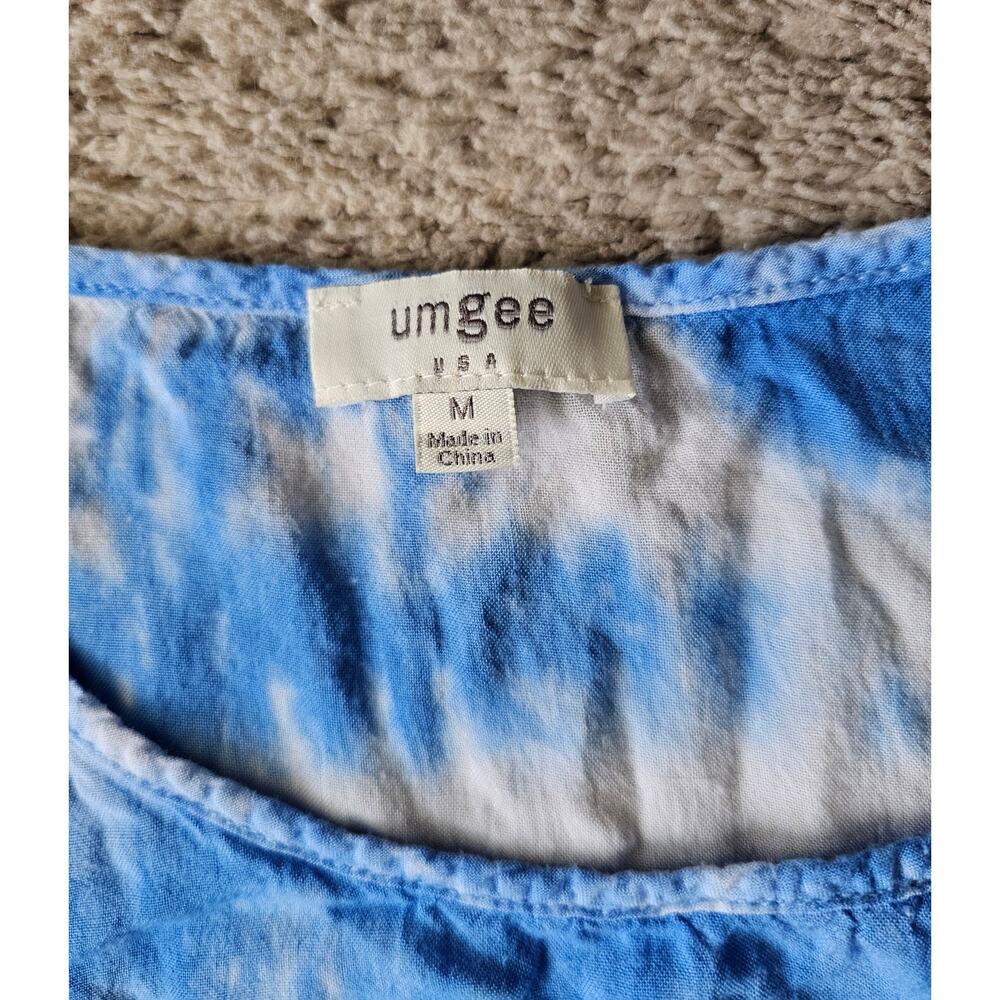 Umgee Sleeveless mini dress top Lace Boho Festival Tie Dye Size Medium - Picture 3 of 10